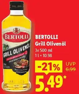 Lidl BERTOLLI Grill Olivenöl Angebot