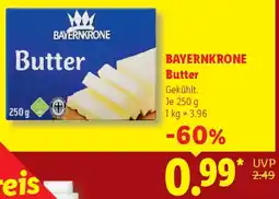 Lidl BAYERNKRONE Butter Angebot