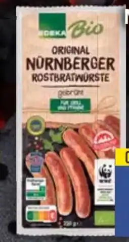 E-Center Edeka Bio Original Nürnberger Rostbratwürste Angebot