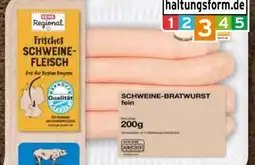 nahkauf Rewe Regional Schweine-Bratwurst Angebot