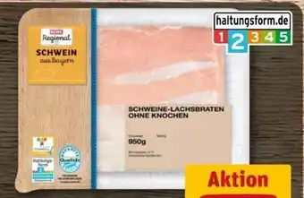 REWE Center Rewe Regional Schweine-Lachsbraten Angebot