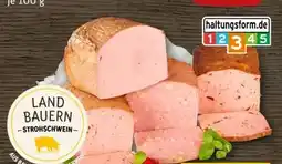 REWE Center Metzgerei Landbauern Schiller Strohschwein Backleberkäse Angebot