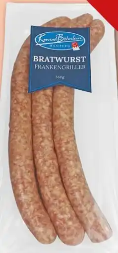 REWE Center Konrad Böhnlein Frankengriller Bratwurst Angebot
