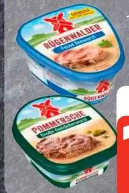 Edeka Frischemarkt Rügenwalder Mühle Pommersche Leberwurst Angebot