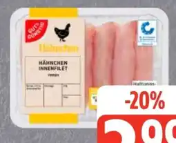Edeka Frischemarkt Gut & Günstig Hähnchen-Innenfilet Angebot