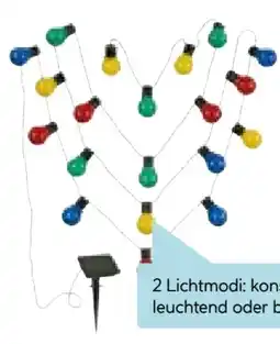 Hellweg Flector Garten LED-Solar-Partylichterkette Angebot