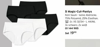 Tchibo 5 Magic Cut Pantys Angebot