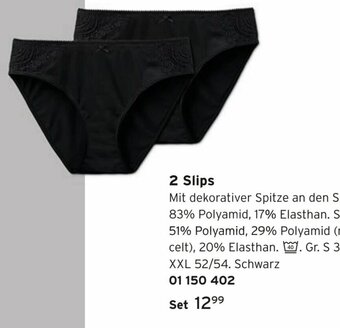 Tchibo 2 Slips Angebot