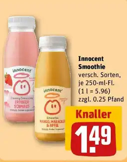 REWE Innocent Smoothie Angebot