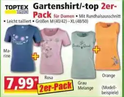 Norma TOPTEX Gartenshirt/-top 2er- Pack Angebot