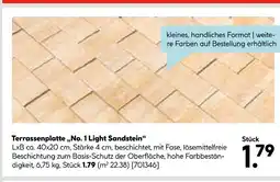 Hellweg Terrassenplatte no. 1 light sandstein Angebot