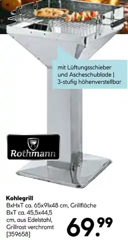 Hellweg Rothmann kohlegrill Angebot