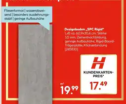 Hellweg Designboden spc rigid Angebot