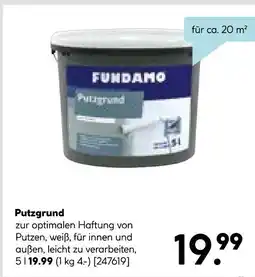 Hellweg Fundamo putzgrund Angebot
