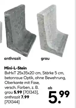 Hellweg Mini-l-stein grau Angebot