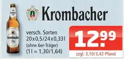 Getränke Oase Krombacher pils Angebot