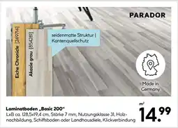 Hellweg Parador laminatboden „basic 200“ Angebot