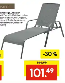 Hellweg Haveson gartenliege atlanta Angebot