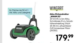 Hellweg Wingart akku-einhandmäher wahm 20 Angebot