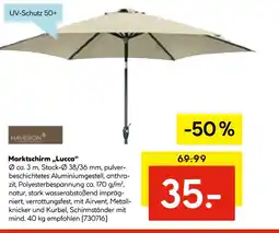 Hellweg Haveson marktschirm lucca Angebot
