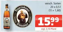 Getränke Oase Franziskaner weissbier Angebot