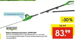 Hellweg Wingart elektro-teleskopheckenschere wths 600 Angebot