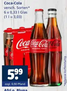 Getränkewelt Coca-cola verschiedene sorten Angebot