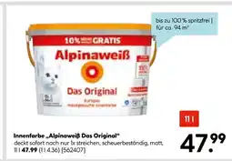 Hellweg Alpinaweiß innenfarbe „alpinaweiß das original“ Angebot