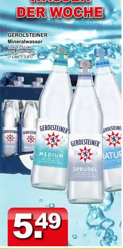 Getränkeparadies Gefromm Gerolsteiner mineralwasser medium Angebot