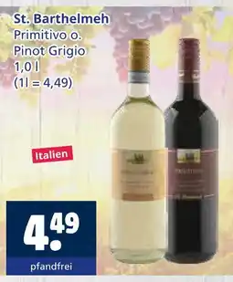 Getränkewelt St. barthelmeh primitivo Angebot