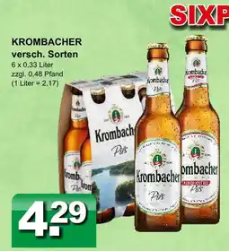 Getränkeparadies Gefromm Krombacher pils Angebot