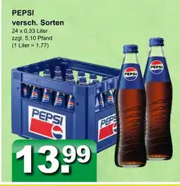 Getränkeparadies Gefromm Pepsi softdrinks Angebot