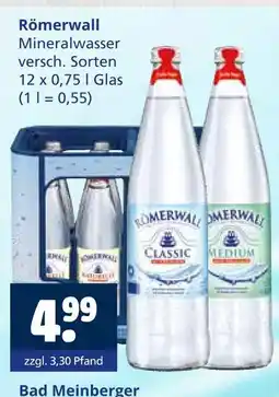 Getränkewelt Römerwall mineralwasser Angebot