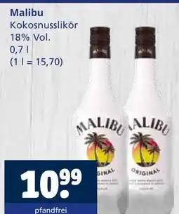 Getränkewelt Malibu kokosnusslikör Angebot