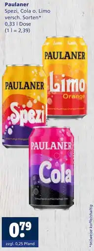 Getränkewelt Paulaner spezi Angebot