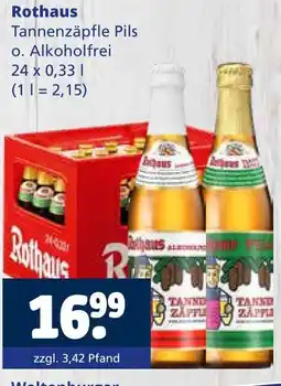 Getränkewelt Rothaus tannenzäpfle pils Angebot