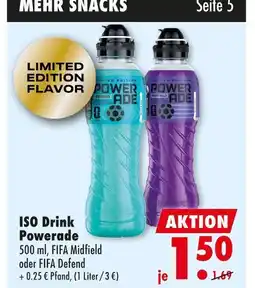 Mäc Geiz Powerade iso drink Angebot