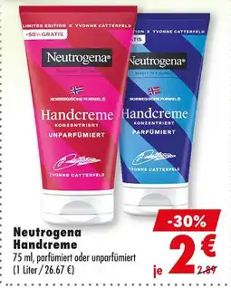 Mäc Geiz Neutrogena handcreme konzentriert unparfümiert Angebot