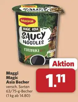 Combi Maggi magic asia becher Angebot