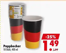 Mäc Geiz Pappbecher Angebot