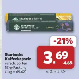 Combi Starbucks kaffeekapseln blonde Angebot