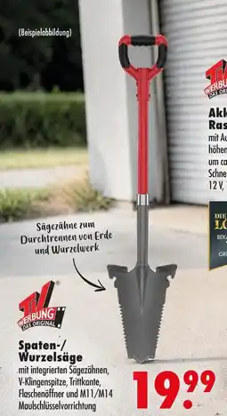 Mäc Geiz Tv werbung das original spaten-/wurzelsäge Angebot