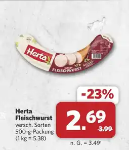 Combi Herta fleischwurst Angebot