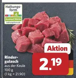 Combi Rindergulasch aus der keule Angebot