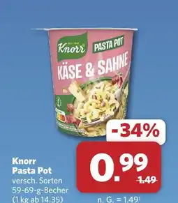 Combi Knorr pasta pot käse & sahne Angebot