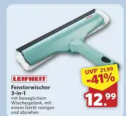 Combi Leifheit fensterwischer 3-in-1 Angebot