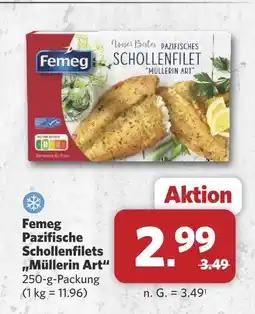 Combi Femeg pazifische schollenfilets 'müllerin art' Angebot