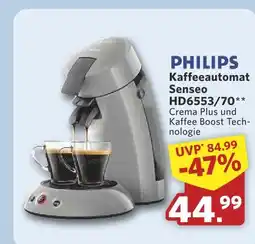 Combi Philips kaffeeautomat senseo hd6553/70 Angebot