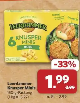 Combi Leerdammer knusper minis natur Angebot