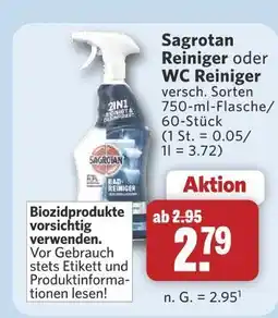 Combi Sagrotan reiniger Angebot